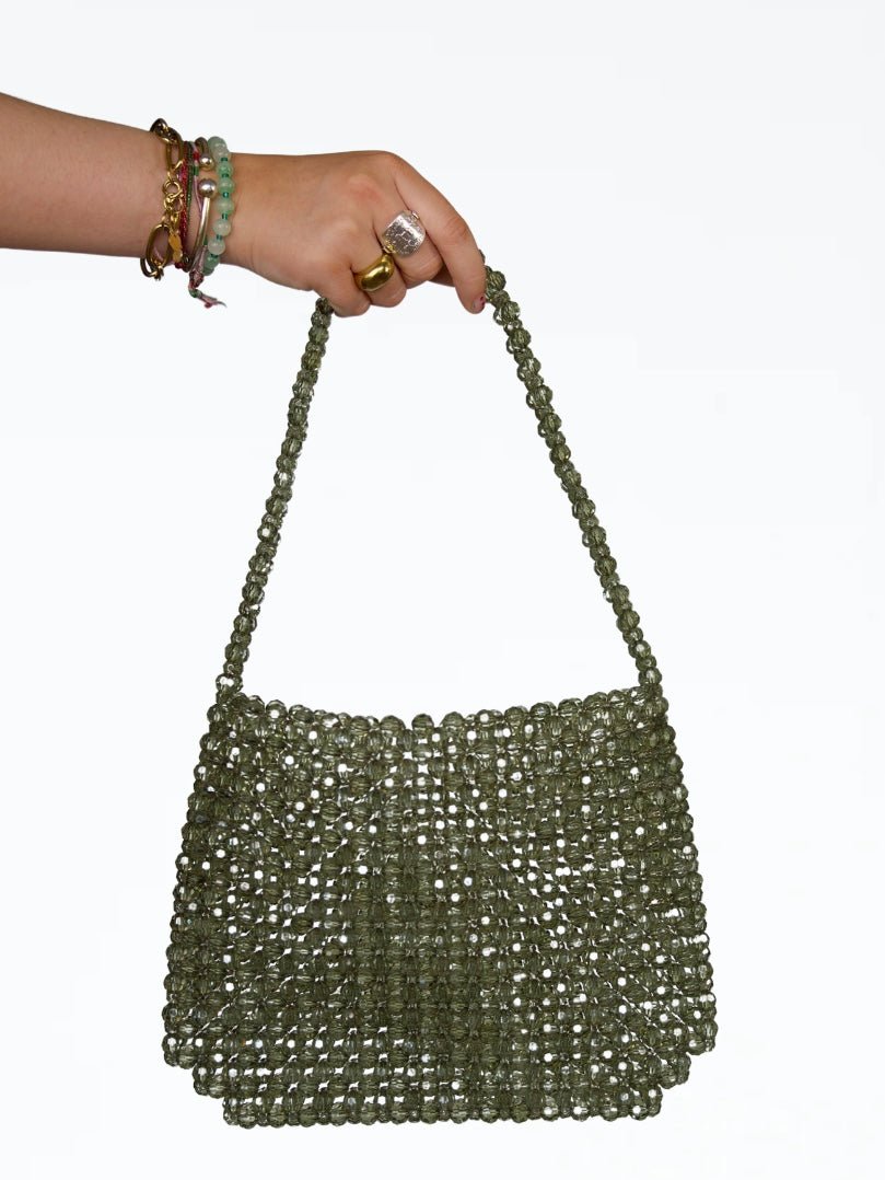 ALBA - Studio Seven Zürich studiosevenzurich handmade beaded bag Perlentasche