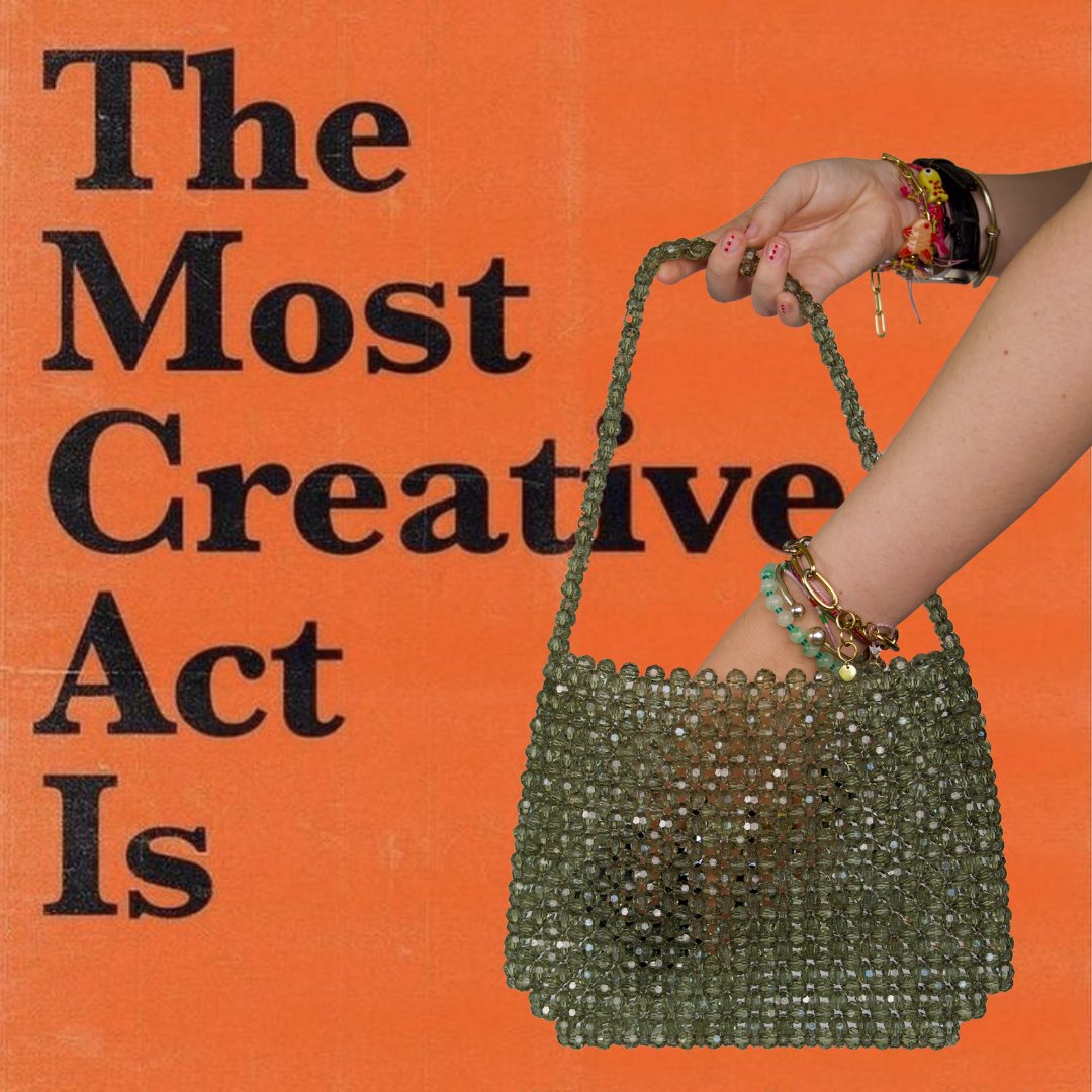 ALBA - Studio Seven Zürich studiosevenzurich handmade beaded bag Perlentasche