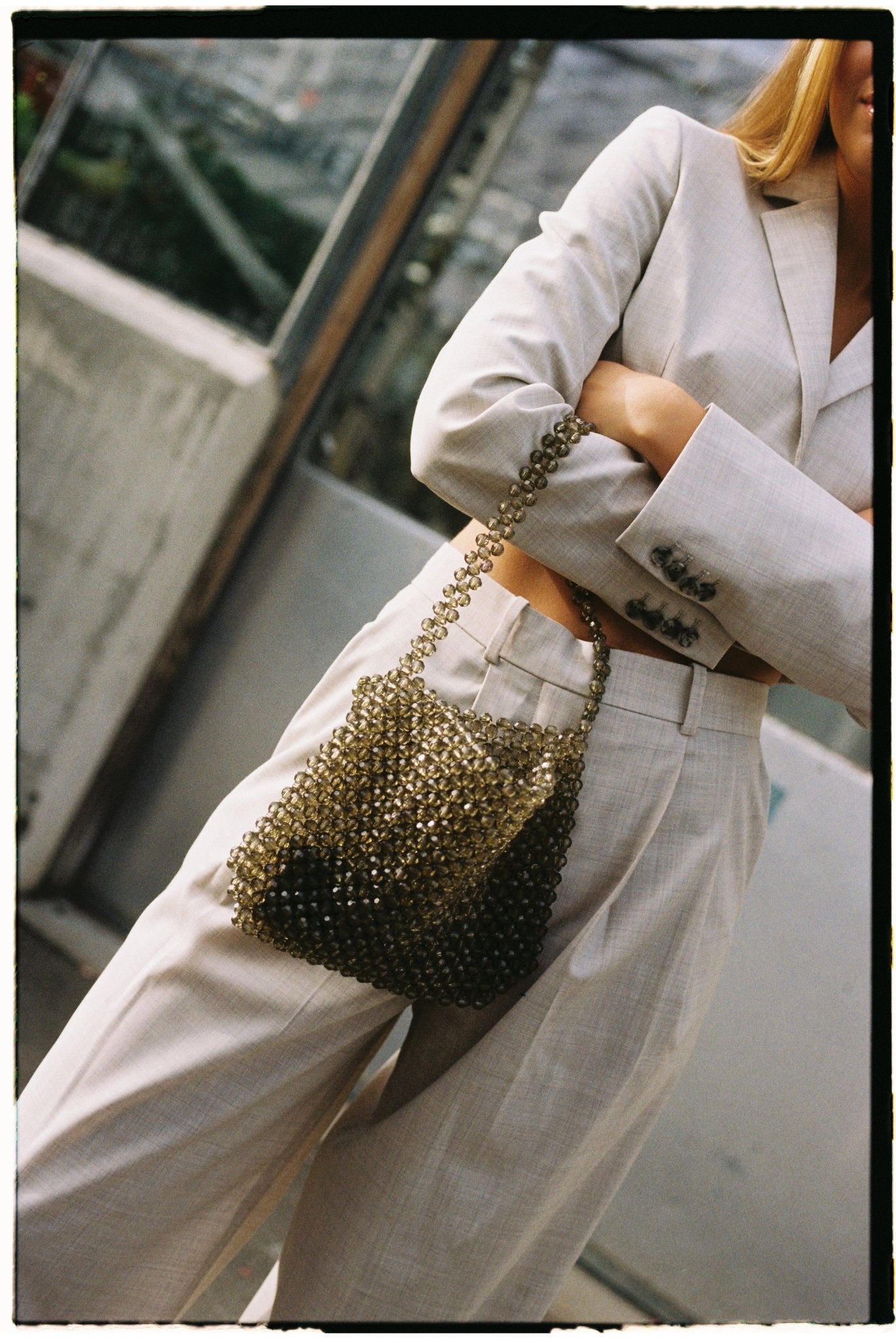 Coccinelle Strohtasche Umhängetasche Ngetasche Damen Bag