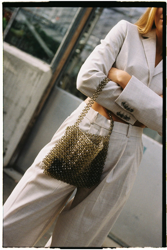 ALBA - Studio Seven Zürichstudiosevenzurich handmade beaded bag Perlentasche