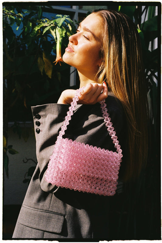 AMALFI - Studio Seven Zürichstudiosevenzurich handmade beaded bag Perlentasche