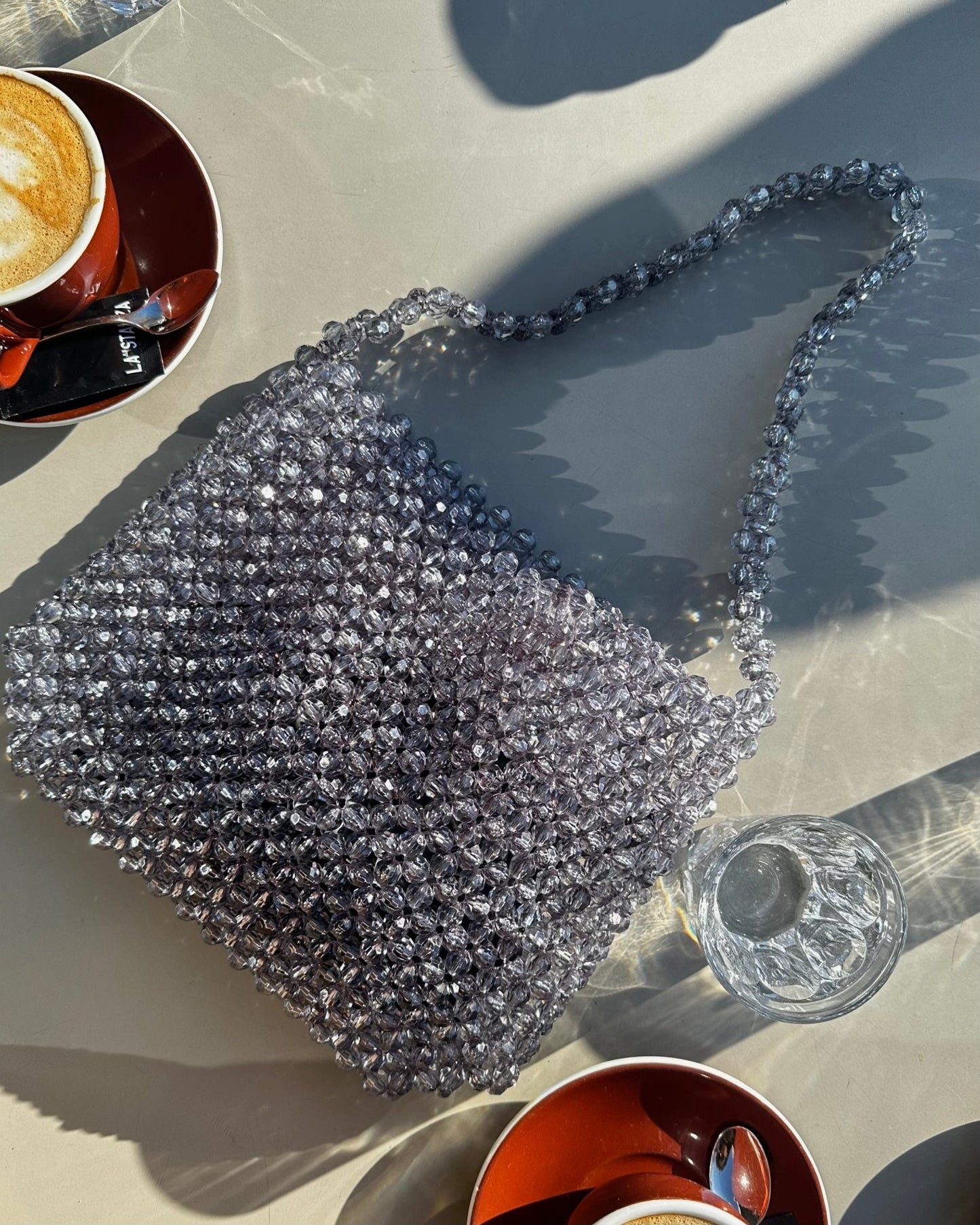 ASTI - Studio Seven Zürich studiosevenzurich handmade beaded bag Perlentasche