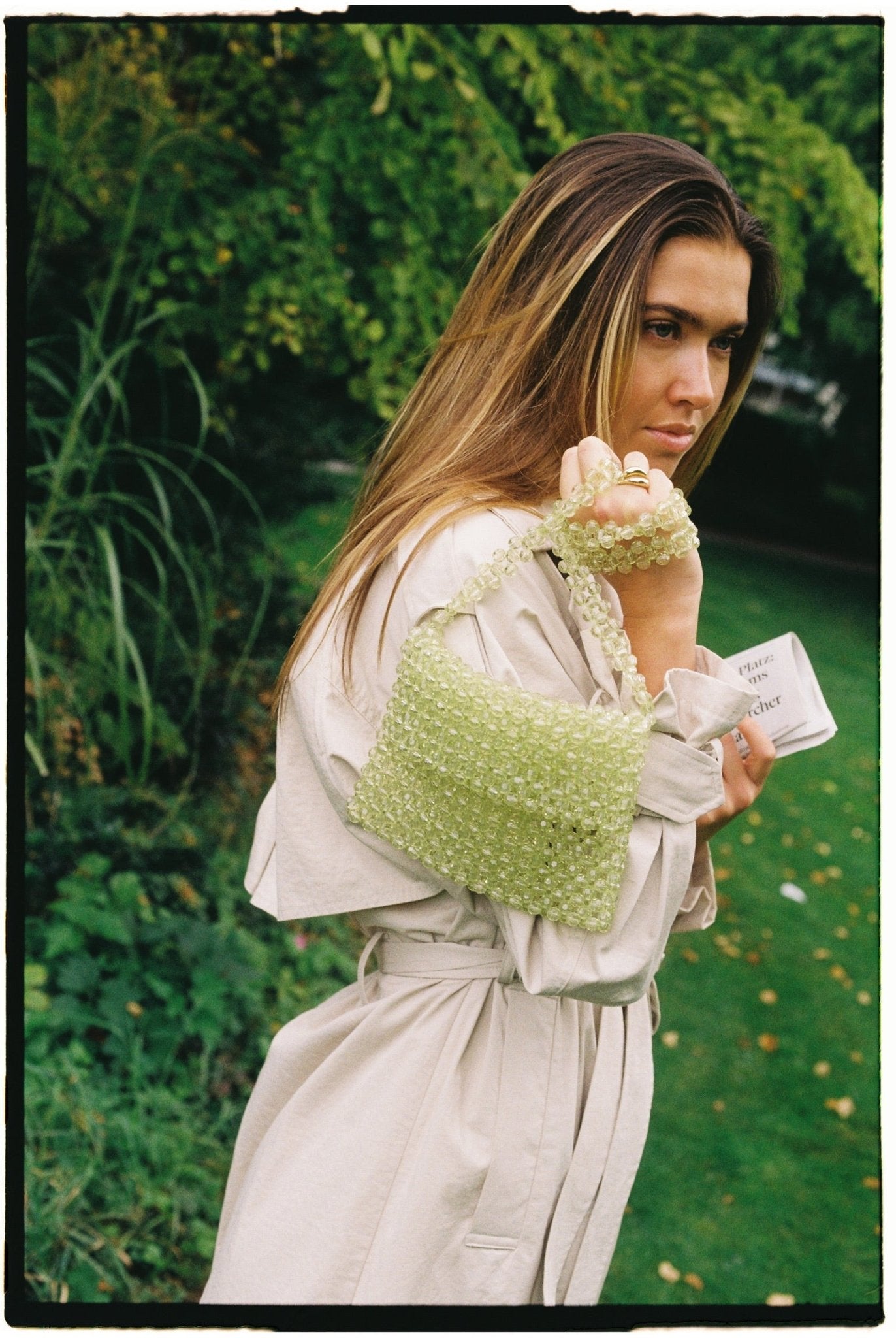 LIMONE - Studio Seven Zürich studiosevenzurich handmade beaded bag Perlentasche