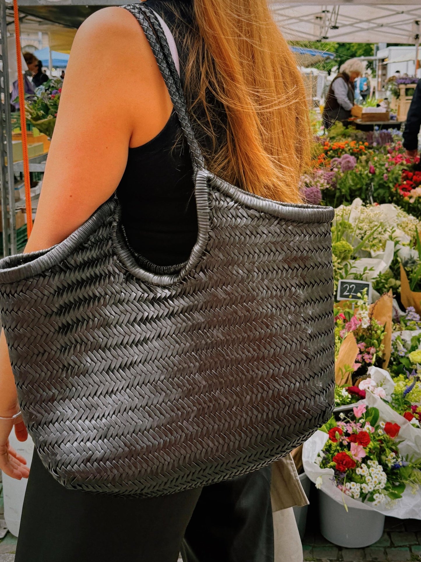 POPPY Leather Bag Large - Studio Seven ZürichStudio Seven Zürich handmade beaded bag Perlentasche