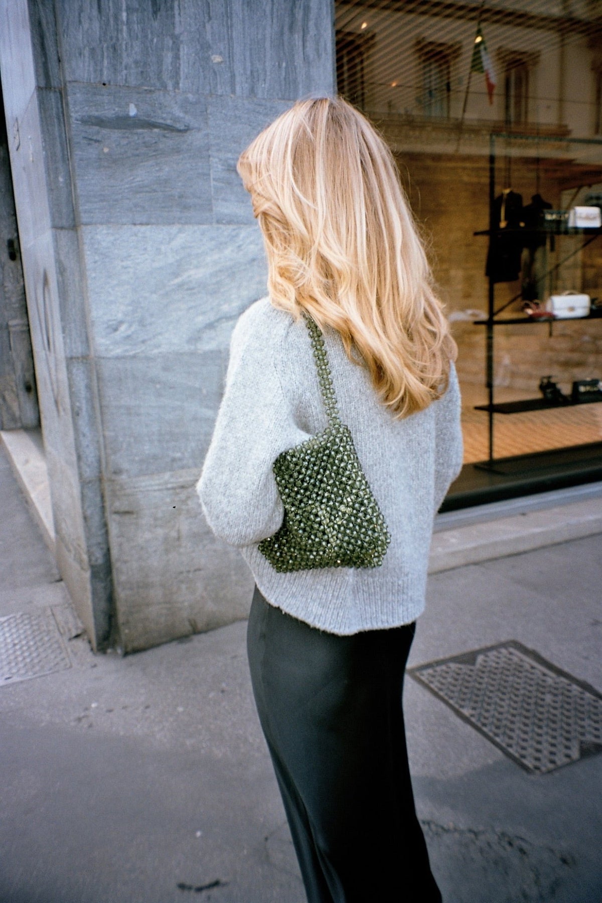 ALBA - Studio Seven Zürichstudiosevenzurich handmade beaded bag Perlentasche