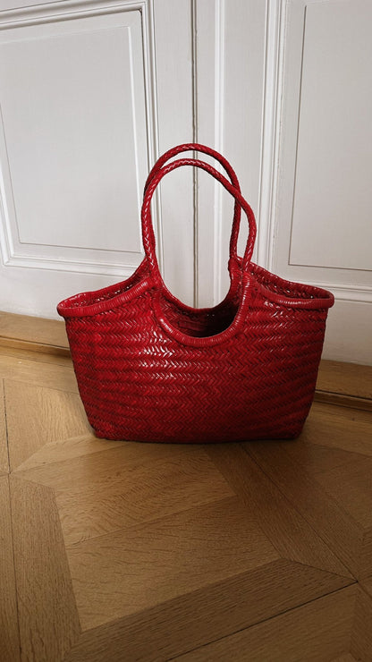 CHILLI Leather Bag Large - Studio Seven ZürichStudio Seven Zürich handmade beaded bag Perlentasche