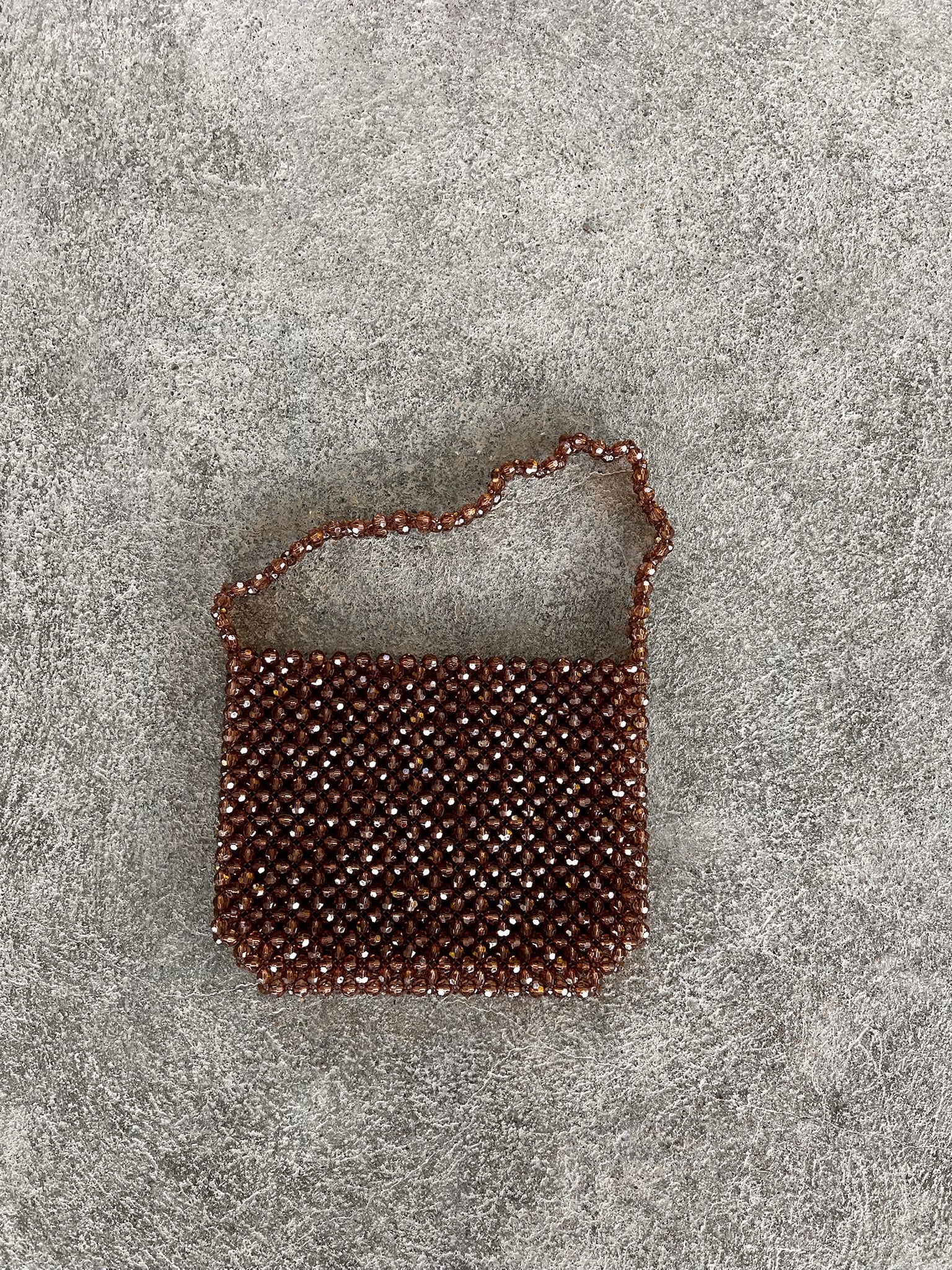 MOCCA - Studio Seven Zürichstudiosevenzurich handmade beaded bag Perlentasche